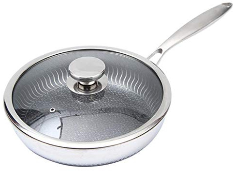 Non-Stick Pan uncoated Wok Maifan Stone Wok Chinese Traditional Iron Wok Flat Bottom Deep Frying Pan Universal Cookware