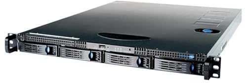 SIMPLETEK - Server NAS Rackmount 1U - 4 Vani Hot-Swap 3,5 - Celeron D - Supporto RAID - Compatibile con Debian (Ricondizionato)