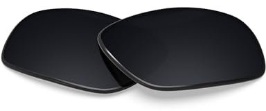 BlazerBuck Verres de rechange polarisés anti-sel pour Oakley Turbine OO9263, Noir – polarisé., 0