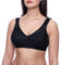 frugue Reggiseno Senza Ferretto Contenitivo Taglie Forti Pizzo Donna Nero IT 2G