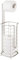 mDesign Porte-Rouleau de Papier Toilette sur Pied - Porte-Papier Toilette pour Salle de Bain - Meuble de Rangement pour Rouleaux de Papier Toilette avec Espace pour Rouleaux supplémentaires - Argent