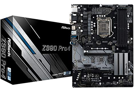 ASRock 90-MXB6T0-A0UAYZ Newcomer in the range, Mainboards ASRock Z390 Pro 4, Intel Z390 - Sockel 1151 Black
