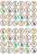 Easter Bunny Edible Cupcake Toppers – Cute Rabbit & Egg Designs, Mini Bunnies Party Decorations, Perfect for Easter Bakes & Spring Celebrations – 48 x 3cm/1.18 Inch (UNCUT)