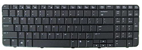 fqparts Replacement Tastiera del Computer Portatile per for HP G60-500 G60-600 Nero Layout Inglese Americano