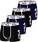 FILA Boxer Uomo Cotone, Mutande Uomo Maglia Aerata, Traspirante (set di 4), Nero, Blu, Taglie M