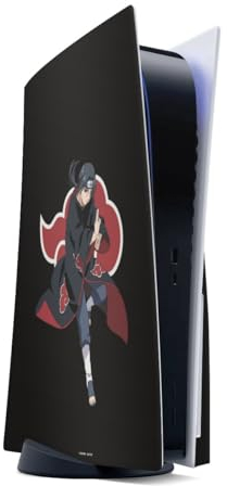 DeinDesign Autocollant Compatible avec Sony Playstation 5 Disc Edition Sticker Film Autocollant Itachi Uchiha Produit sous Licence Officielle Naruto Shippuden
