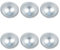 Non Stick Baking Molds 6Pcs Cake Hemisphere Pan Half Ball Sphere Bath Cake Pan Tin Baking Mold Pastry Mould Cake Dessert Pudding Baking Mold Silver Hemisphere Cake Tin