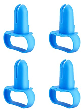 4 Stück Ballon Binden Werkzeug Ballons Knoter Zubehör für Party Hochzeitsdeko, Blau