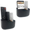SUNFICON 2 Selbstklebende Fernbedienungshalter, Universal-Halterung für Media-Player, Controller, Wandmontage, Fernbedienung, Organizer, Box, schwarz