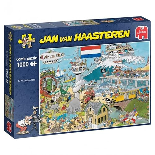 Jan Van Haasteren - By Land Air and Sea - 1000 Piece Puzzle (81912)