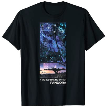 Avatar Pandora A World Like No Other Panel T-Shirt