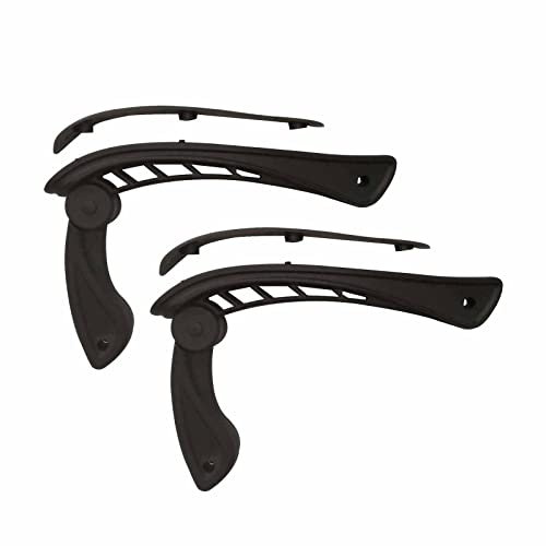 2x Universal Office Chair Armrest Accessories Replacement Simple Portable Linkage Armrest for Most Chairs Computer Chair, 5 Holes