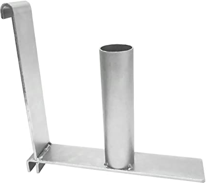 Ventanara® Abrollhilfe für Sichtschutzstreifen Silber Montagehilfe für PVC Sichtschutzstreifen Stabmattenzaun (Abrollhilfe für Einstabmattenzaun)