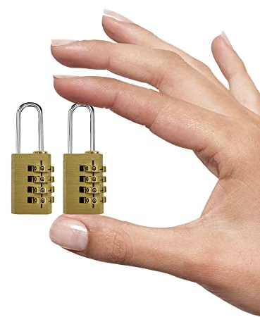 Cadenas Code Cadenas Casier Cadenas 4 Chiffres Cadenas Valise Casier Scolaire Abri de Jardin Salle de Sport (SMALL-AX2)