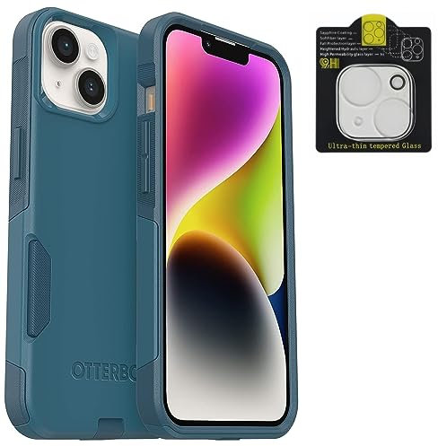 OtterBox Commuter Series Case for iPhone 14 & iPhone 13 with Camera Lens Protector - Non-Retail Packaging - Don't Be Blue
