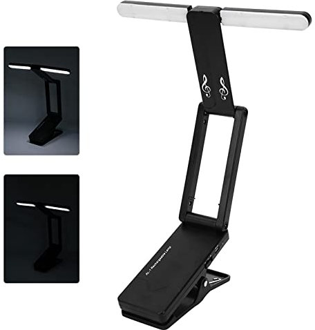 Tragbarer Notenständer, leichtes Notenständer-Licht für Bühnenbeleuchtung, Klavierlicht