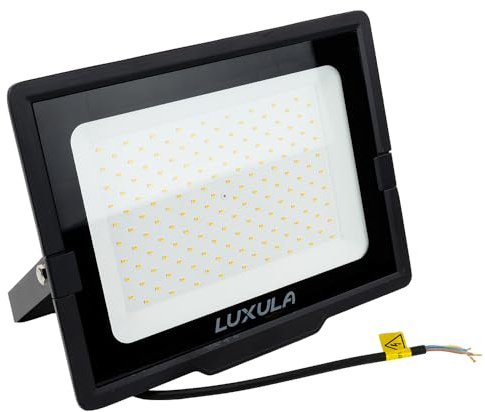 LUXULA LED Strahler Außen 150W 15000lm, 4000K Neutralweiß, IP65, Schwarz | IP65 wasserdicht, Außenstrahler, Fluter, Scheinwerfer, LED Außenbeleuchtung für Garten, Einfahrt, Garage und Terrasse