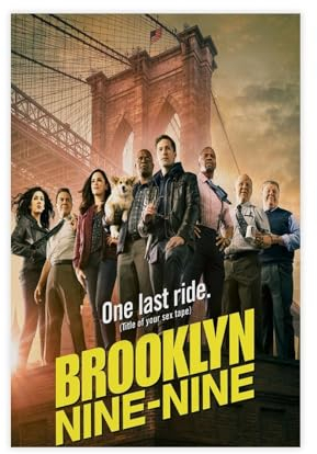 Brooklyn Nine Nine – Filmshow-Poster, Leinwand-Poster, Wandkunst, Dekordruck, Bild, Gemälde für Wohnzimmer, Schlafzimmer, Dekoration, ungerahmt, 30 x 45 cm