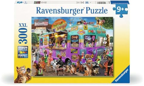 Ravensburger Hot Diggity Dogs 300 Piece XXL Jigsaw Puzzle for Kids - Every Piece Unique, Fits Perfectly