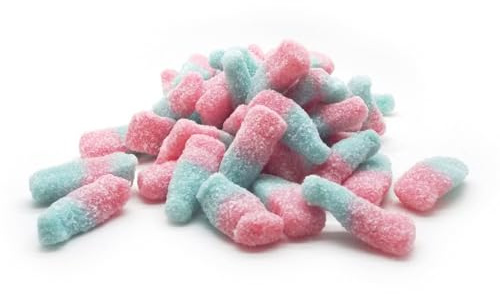 Fizzy Bubblegum Bottles 500g Bag