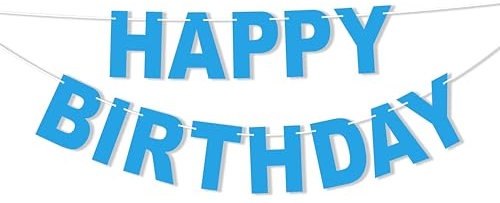 Seyal® DIY Polizei Stroboskop Farbe gedruckt Happy Birthdy Banner 3 m Holograthic Birthday Banner Geburtstag Party Dekoration Supplies