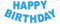 Seyal® DIY Polizei Stroboskop Farbe gedruckt Happy Birthdy Banner 3 m Holograthic Birthday Banner Geburtstag Party Dekoration Supplies