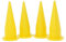 MTQY 4PCS Yellow Sausage Caulking Gun Nozzle Kit Caulking Nozzle Applicator Straight Tip Caulking Extension Nozzle Suitable for Sealing Cracks and Filling Joint and Bonding Material
