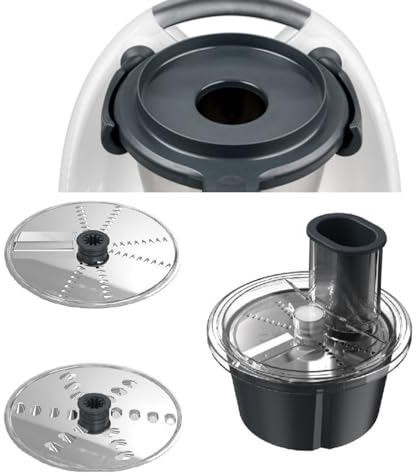 domiyomi Thermomixer Coupe-légumes Blender Accessoires pour Thermomix T M5 T M6 Acier Inoxydable Multifonctionnel A+B Cutter Se (2)