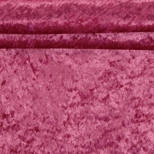 Pannesamt Samt-Stoff ab 0,5m Velvet Dekostoff Kostümstoff Panné Samt glänzend Farbwahl, Farbe:18-2143 pink