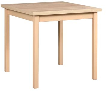 LeafDesign Kleiner Esstisch, Ideal für kleine Räume, Moderner, Familientisch, Für 4 Personen, Made in EU, Max 9 (80x80x78)