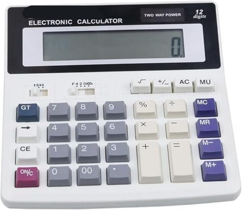 Calculatrice, Gros Boutons Bureau Grandes Touches d'ordinateur Calculatrice de Batterie d'ordinateur Multifonction