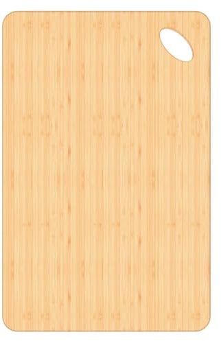 KIMIUP Bamboo Chopping Board, Bamboo Chopping Boards for Kitchens Cutting Meat Vegetables Cheeses and Bread (1)