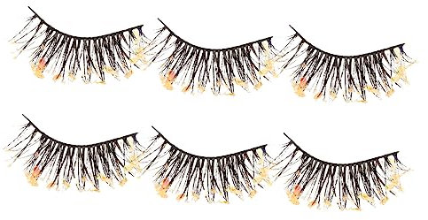 DECORNIJIA 3 Pares Pestañas Postizas Cortas Paquete Extensiones Pestañas Esponjosas Para Mujer