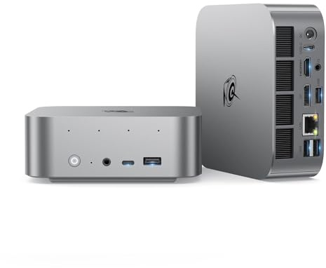 Beelink SER9 Pro Mini PC, AMD Ryzen R7 H255 (8C/16T, fino a 4,9 GHz), 24 GB di RAM LPDDR5X, SSD PCIe 4.0 da 500 GB, triplo schermo 4K, USB 4, HDMI, DP, LAN 2,5 GHz, WiFi 6, BT5.2, Due altoparlanti