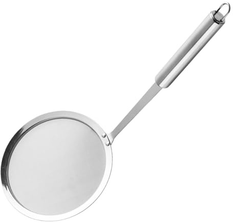 Cuchara Espumadera,Espumadera Cocina Acero Inoxidable - Filtro Cuchara Malla Fina Antioxídante Para Sopa Té Leche Soja Frituras | Preparación Comidas Caldos