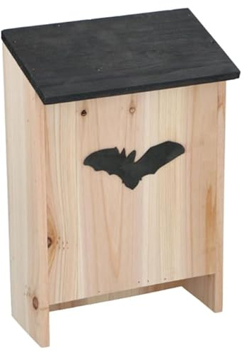 Kinzo Fledermauskasten – Unterschlupf für Fledermäuse – Fledermaushotel für Außenbereich – Empfohlene Montage ab 3 Metern – 33 x 22 x 12 cm
