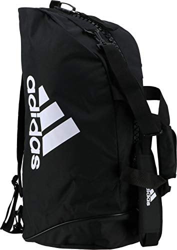 adidas trainingssporttasche 2-in-1 schwarz/weiß 83 Liter