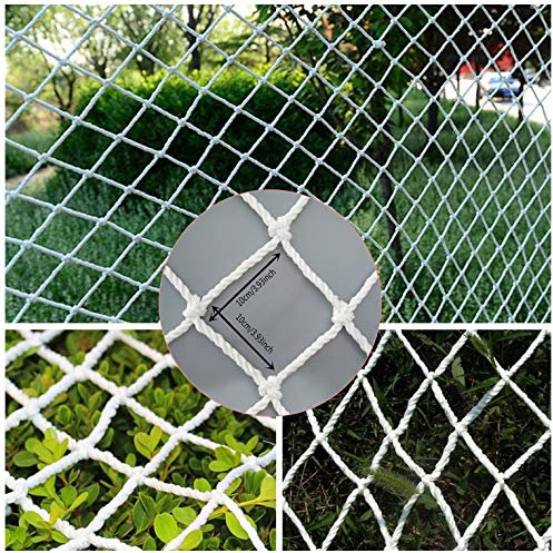 WGE Schutznetz, Treppe Balkon Kindersicherheit Gepäck Anti-Fall-Netz Schutzgartenpflanze Kletternetz(10 cm Maschen, 2 M X 5 M)