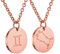AFSTALR Sternzeichen Kette Zwilling Rosegold für Damen Horoskop Kette Mutter Tochter Freunde Geburtstagsgeschenk