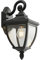Lindby Wandleuchte außen (Laterne) Cerys (spritzwassergeschützt (Retro, Vintage Antik) in Schwarz (1 flammig E27) - Außenwandleuchten Wandlampe Led Außenlampe Outdoor für