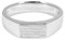 Herren Ring Silber aus 925 Sterling Silber Siegelring eckig handgemachte Fläche minimalistisch hochwertiger Männerschmuck aus Deutschland mit Geschenk-Box (60)