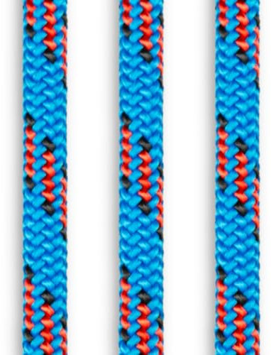 Yale Cordage | 24 Strand (11.7 mm) Yale XTC-24 Blue Moon | 100 feet | Arborist Climbing Rope Blue / Red
