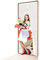 GOUER Moustiquaire MagnéTique Porte 160 x 210 cm, Mailles Très Fines, Facile à installer Sans Perçage, Fermeture Automatique Moustiquaire Porte pour Porte d'Entrée Intérieur et fenêtres Blanc