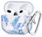 VISOOM Airpods 3 Hülle, Transparent Weiche TPU-Schutzhülle Kompatibel mit AirPods 3rd Generation Wireless Charging Case mit Schlüsselbund (Flower)