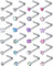 JeweBella 24 Stück 20G Nasenpiercing Steck 316L Chirurgenstahl Nostril Piercing Stecker L-Form/I-Form Nasenstecker Silber Piercing Nase Nasenpiercing Set Nose Stud Nasenpiercing Schmuck für Damen