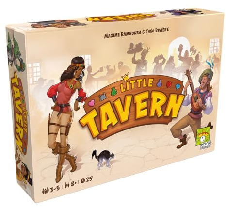 Repos Production, Little Tavern, Familienspiel, Kartenspiel, 3-5 Spieler, Ab 8+ Jahren, 25 Minuten, Deutsch