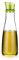 Avilia Oliera in Vetro Borosilicato per Cucina - Bottiglia per Olio con Beccuccio in Silicone Verde, Coperchio in Plastica, Ideale anche per Condimenti, Lavabile in Lavastoviglie, 500ml