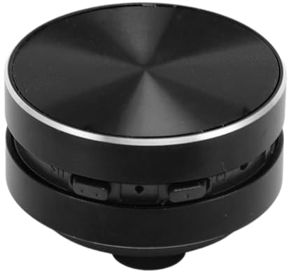 Altoparlante a conduzione ossea True Wireless da parete e desktop, mini altoparlante stereo portatile compatibile con iPhone, Samsung, tablet e altro, Nero , Minimalista