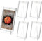 QWORK® 5Pcs 35PT Custodie Magnetiche per Carte, Proteggi Carte Sportive Con 5 Supporti, Acrylic Magnetic Trading Card