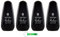 4 gel doccia Pino Silvestre Classico Black Musk Bath Foam Bagnoschiuma, gel doccia 750 ml + portachiavi Beni Culinari
